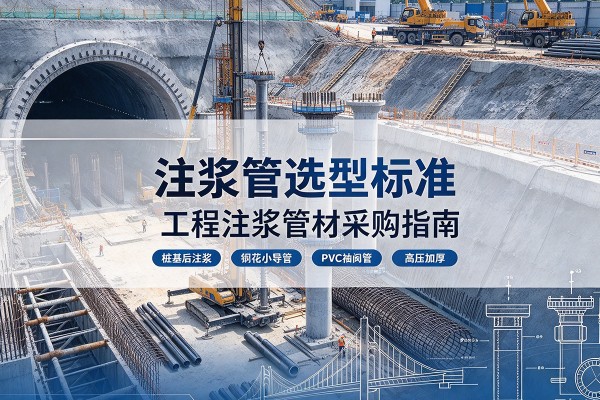 翁源注浆管选型标准