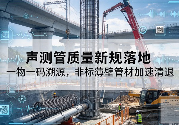 翁源声测管质量新规落地，一物一码溯源，非标薄壁管材加速清退
